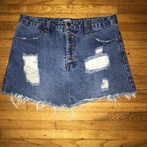 Jean skirt